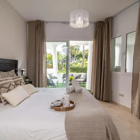 Apartment Vacation I Jardines De Ventura Del Mar, Walk To Puerto Banus Marina, A Minute From The Beach, Groundfloor, Family Friendly And Pool Marbella